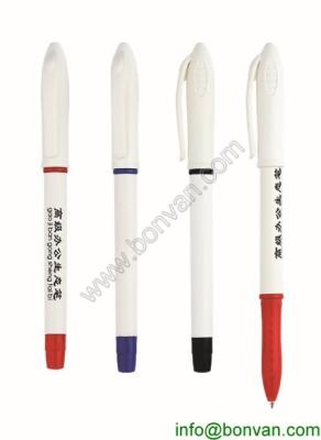 China plastic ball pen,cap style plastic ball pen, low price pens for sale