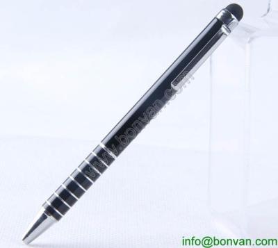 China popular aluminum metal phone pen,logo printed iphone touch pen for sale