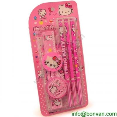 China HOT Sales funny drawing kids stationery set,Hello Kitty Stationery set for sale