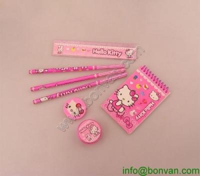 China Nice Design Stationery Set For Italian Market Promotion,Hello Kitty Stationery set for sale