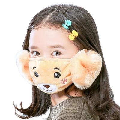 China Kids Winter Plush Earmuffs 2 In 1 Cartoon Earflap Warm Earmuffs Ear Muffs JXW752 Outdoor Warm Earmuffs for sale