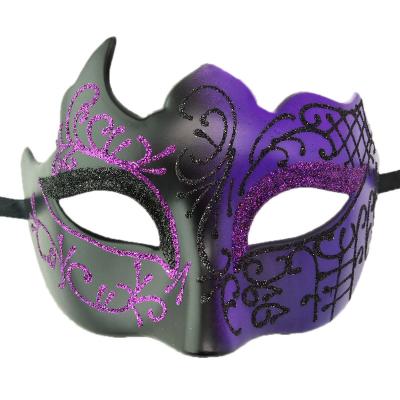 China Party Mardi Face Masquerade Mask Glitter Horn Carnival  Halloween Ball   Masquerade Mask à venda