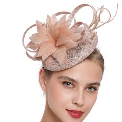 China Tea Party Kentucky Derby Pillbox Hat Fascinator Headband Fascinator Hat zu verkaufen