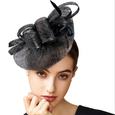 China Women's Pillbox Kentucky Derby Feather Headband Tea Party Cocktail Fascinator Hat zu verkaufen