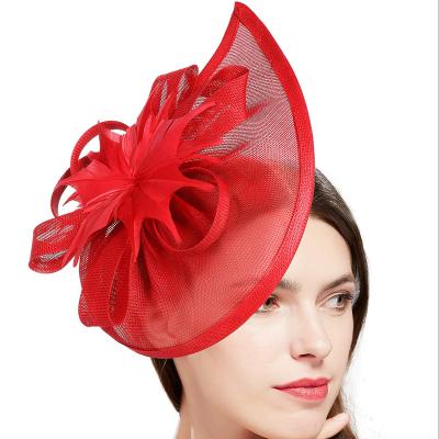 중국 Tea Party Fascinator Kentucky Derby Hat Pillbox Headband Cocktail Fascinator Hat 판매용