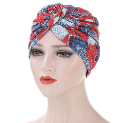 China Cotton Braid Women Hair Turban Chemo Cancer Sleep Skullies Beanies Turban for sale