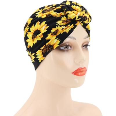 Cina Groothandel Women Hair Turban Stijl Vrouwen Twisty Katoen Tulband Indiase Cap in vendita