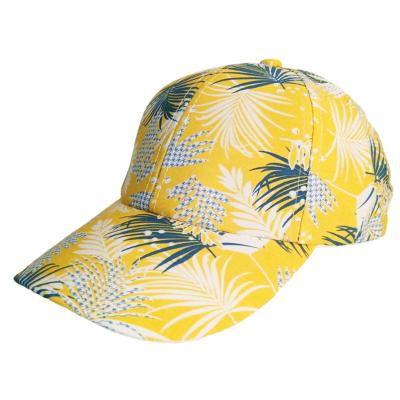 중국 6-Panel Baseball Cap Hat Unisex 100% Cotton Four Seasons Pineapple Baseball cap 판매용