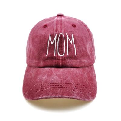 China 6-Panel Baseball Cap Hat Unisex 100% Cotton Four Seasons  Mom Dad Baseball Cap for sale