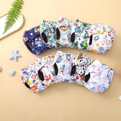 China Printed Swim Diaper Baby Cover Reusable Multicolor Diaper Pants Diapers Swimmers Fit 3-18 Kg for sale