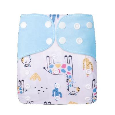 China Printed 2021 Brand New Design Baby Suede Cloth Wholesale Reusable Diapers for sale