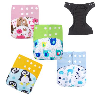 China Simfamily One Size Pocket Baby Charcoal Cloth Diaper Waterproof Reusable Bamboo Cover for sale