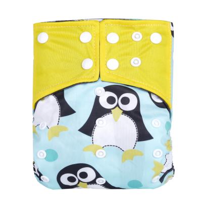 China SIMFAMILY Printed Digital Printing Waterproof Reusable Outdoor Bamboo Charcoal Diapers for sale