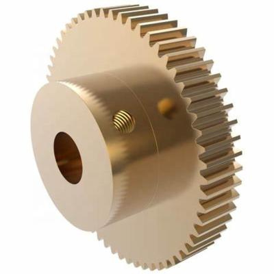 China Machinery Customized High Quality CNC Milling Small Brass Spur Gears for sale