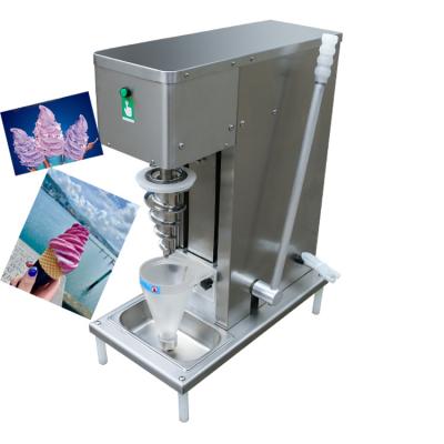 China Snack Factory Eggnog Machine Mixer Fruit Nuts Ice Cream Mixer Swril Freeze Frozen Dessert Machine for sale