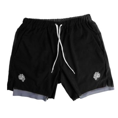 China Wholesale Anti-Wrinkle Mens Sports Shorts Workout Running 2 In 1 Double Layer Gym Basketball Shorts With Pockets for sale