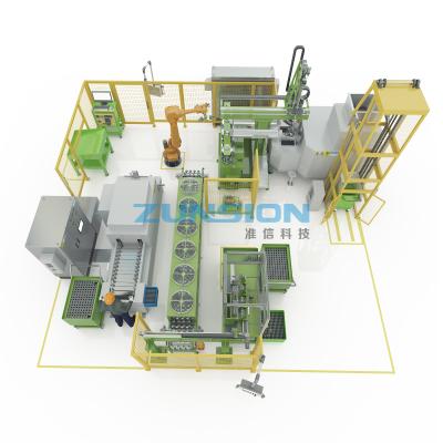 China Anti-corrrosion Four Station Die Casting Machine By Mechanical Centrifugal Aluminum Rotor for sale