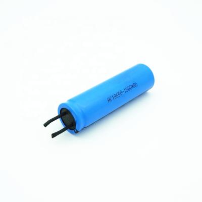 China High Quality Toys 2.4V 1300mah 18650 LTO Battery Cell for sale