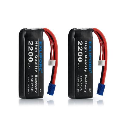 China Wholesale High Quality 3s2200mAh 35C RC Lipo Battery 11.1V Pack For Radio Control Drone Toys for sale