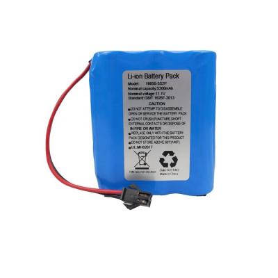 China Toy Lithium Ion Battery 18650-3s2p 11.1v 5200mah for sale