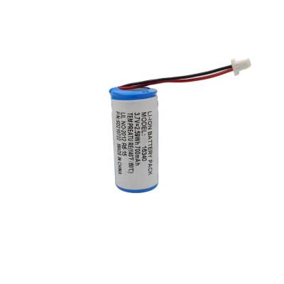 China Toys 3.7v 700mah 16340 Lithium Ion Battery For Electric Toothbrush Rechargeable Flashlight 16340 700mah for sale