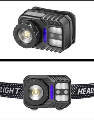 China Fishing Camping Hunting Beams Head Lamp Light New USB LED Headlight Rechargeable Headlamp Zoom for sale