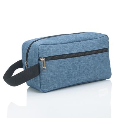 China De duurzame Toiletry van Oxford Op zwaar werk berekende Mensen Dopp Kit With Protable Handle van de Make-upzak Te koop