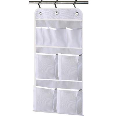 China Mesh Hanging Packing Organizer/van de de Shampoodouche van 340oz 1000ml de Organisator With Hooks Te koop