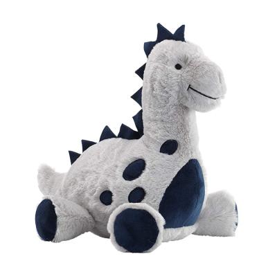 China Felpa de algodón de Toy Blue Gray PP de los peluches del poliéster del dinosaurio del bebé en venta