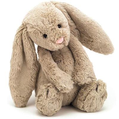 Chine Bunny Polyester Stuffed Animals Suitable beige timide de naissance à vendre