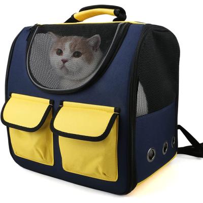 Cina Trasportatore dello zaino di Cat Pet Carrier Backpack Dog per l'escursione del campeggio fino a 22 libbre in vendita