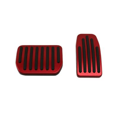 China Non-slip Exterior Design with Aluminum and Rubber Tirol Non Slip Aluminum Alloy Accelerator Brake Pedal Cover Pad Replacement for 2017-2021 Model 3 Y Tesla Accessories for sale