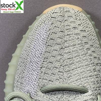 China Cushioning original first-grade quality yezi 350 wise desert v2 yeeze FX9035 fashionable casual shoes with size US4-US14 for sale