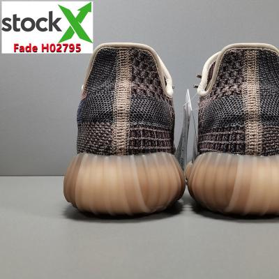 China Breathable Lightweight Durable Sports Stock X Stickers Fly Knitted Yezzy 350 V2 Sports Shoes Yeezy Yeezy Slip On Running Sneakers for sale