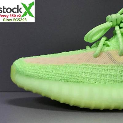 China High Quality Yeezy Cushioning Original Logo and Boxes 1:1 350 Gid Schuhe Herren Shoes Sneakers Air Yeezeys Causal Green V2 for sale