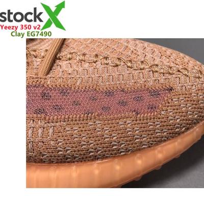 China 1:1 wholesale 350 yeszy quality beiwn logo clay mesh v2 boxes and sneakers original yeezy running casual shoes for sale