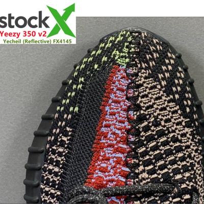 China Cushioning 1:1 Reflective Yeezy Yecheil Quality 350 V2 Woman Men Sneakers Yeezy Yeichel Casual Shoes With Logo And Boxes for sale