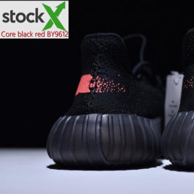 China Fashion \ Core V2 Casual Yeezy 350 Black And Red Women Yeezy 350 Original Box Comfortable \ Durable \ Breathable \ Flexible 2019 Sneakers Bred Walking Shoes Zapatos for sale