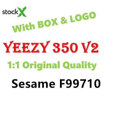 China 1:1 quality men's 350 380 high quality men's yeezy style v2 sesame sports shoes trainers yeezy breathable sneakers for sale