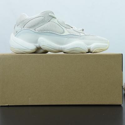 China Cushioning Yezzy 350 v2 Sepatu Yeezy 500 Original Reflective Bone Quality 1:1 Logo Outdoor Chunky Shoes White Leg for sale