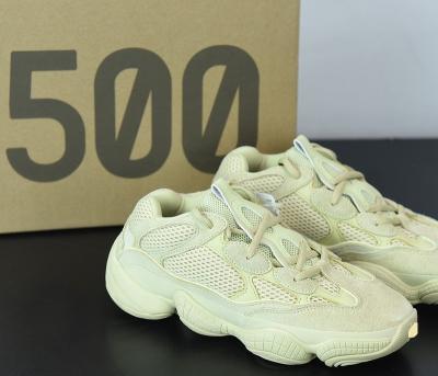 China Cushioning With Stock X No Moq 500 Yellow Chalk Sneaker Yeeze 350 Chunky v2 700 v3 Yellow Casual Chunky Shoes for sale