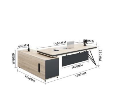 China Original Modern Original Design Office Furniture Latest USB Desk Workstation Office Furniture Design Executive Desk Manager MDF L Shaped Table for sale