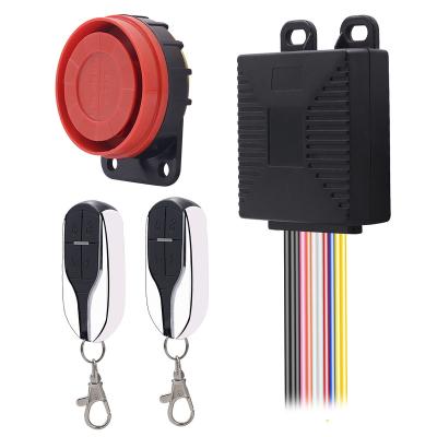 China Alert Against Theft Universal Motor Anti-theft Lock System Motorcycle Anti-theft Alarm With Key Remote Motorbike Dual Cont Anti-theft Device for sale