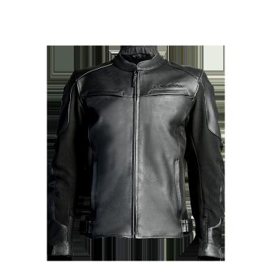 China Men Motorcycle Leather Jacket Super Cool Windproof Leather Jacket for sale