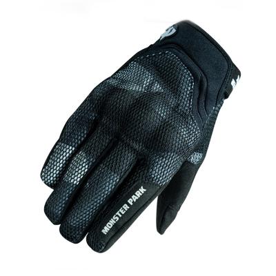 China SSG-002 Touch Screen 3D Mesh Fabric Riding Sports Motorcycle Racing Natural Fat Gloves for sale