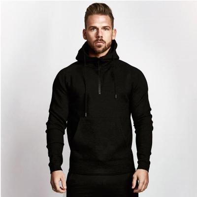 China High Quality QUICK DRY Unisex 300gsm 100% Combed Cotton Zipper Thick Black Oversized Heavy Hoodie for sale