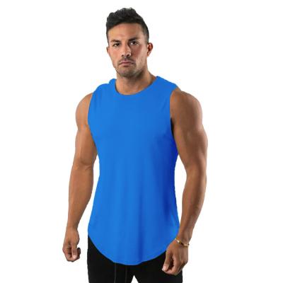 China Custom Bodybuilding Men's Workout Vest Muscle Fitness Wear Gym Top OEM Breathable Tank Top for sale