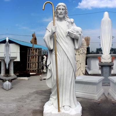 China Classic Life Size Religious Catholic Europe Figure Sculpture Marble Jesus Statues For Garden Or Church for sale