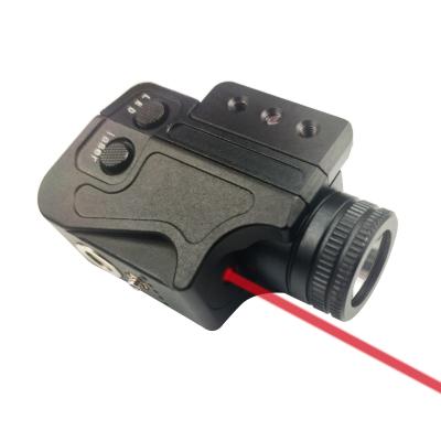 China Aluminum Alloy Red Laser Flashlight, Pistol Laser Sight Pistol Rifle Laser Light Combo Fit For Glock Picatinny Rail for sale