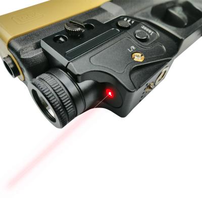 China Weapon Hunting Hunting Red Laser Sight With 500lm Flashlight Fit Airsoft Launches Pistol Rifle With Picatinny Rail Or Weapon Weaver for sale